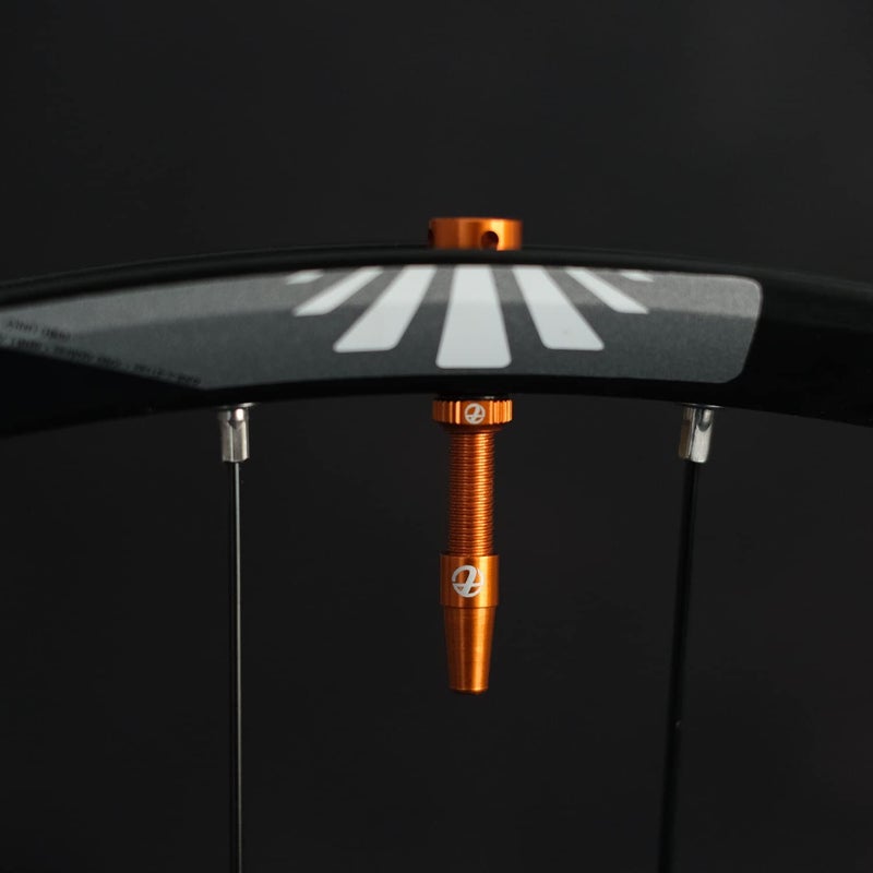 Thinvik Presta Tubeless Valve Stem 48mm,Super Light Alloy for Tubeless Tires-2 Tubeless Valve Stem (with Aluminum Alloy Valve Cap) + Valve Core Removal Tool(Gold) - Image 5